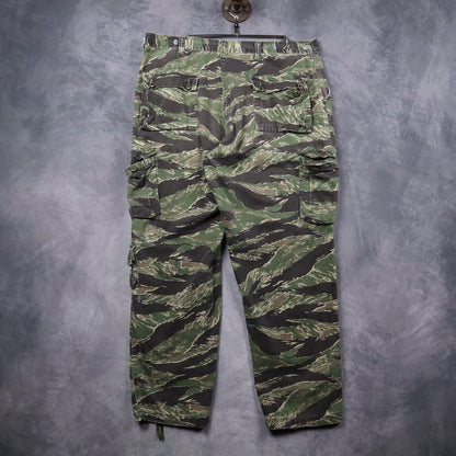 90s Tiger Stripe Camo Combat Cargo Pants 5240