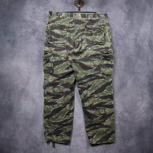 90s Tiger Stripe Camo Combat Cargo Pants 5240