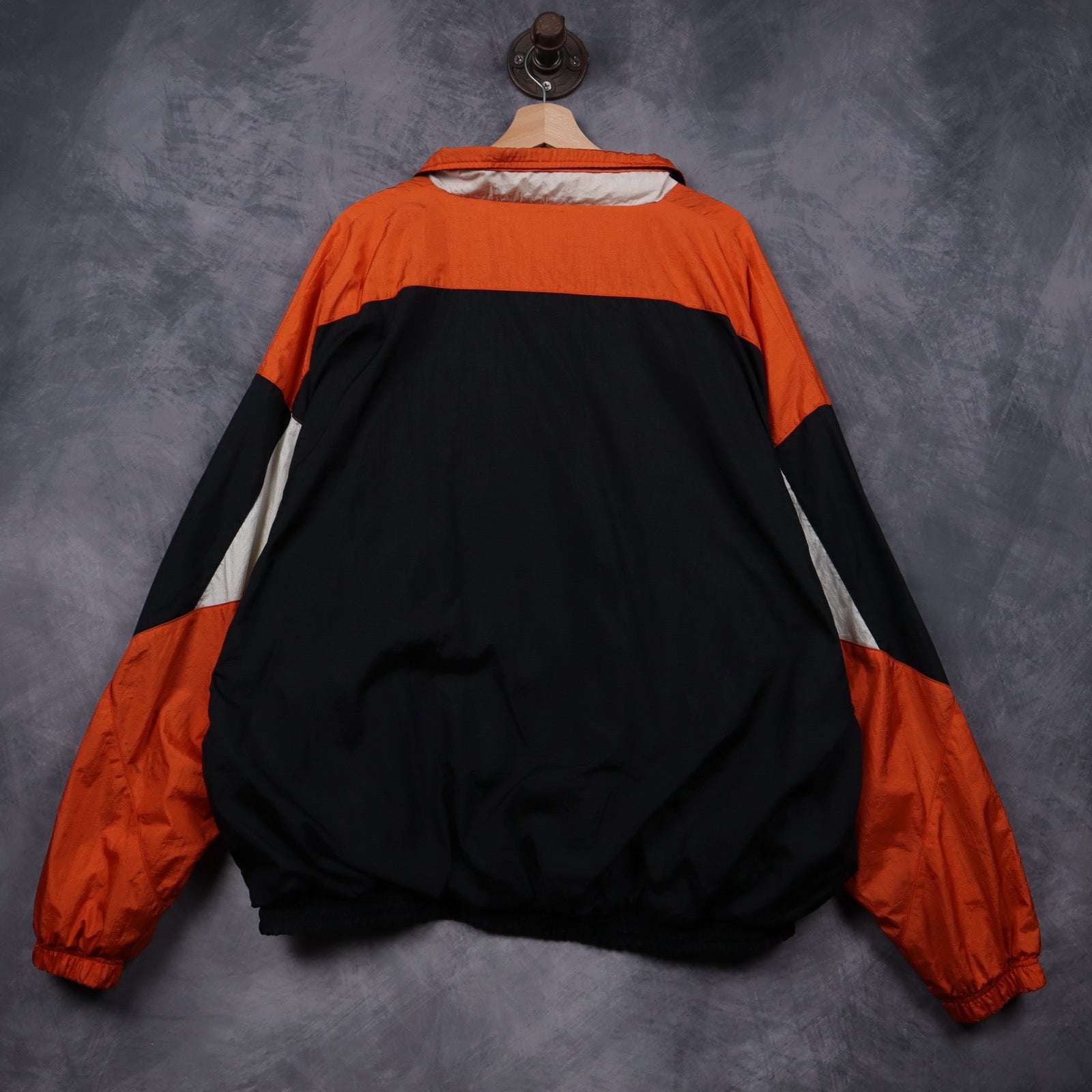 90s Black Texas Longhorns Windbreaker Jacket 5946