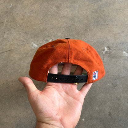 90s Burnt Orange Texas Longhorns Snapback Hat 5800