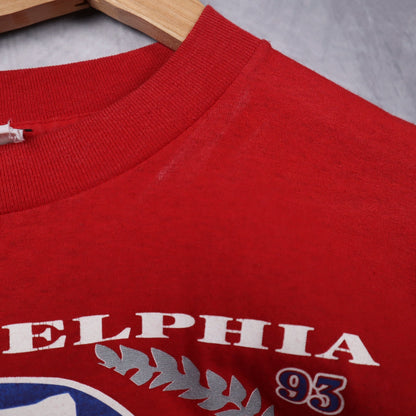 1993 Red Philadelphia Phillies National League Champions Shirt 4694