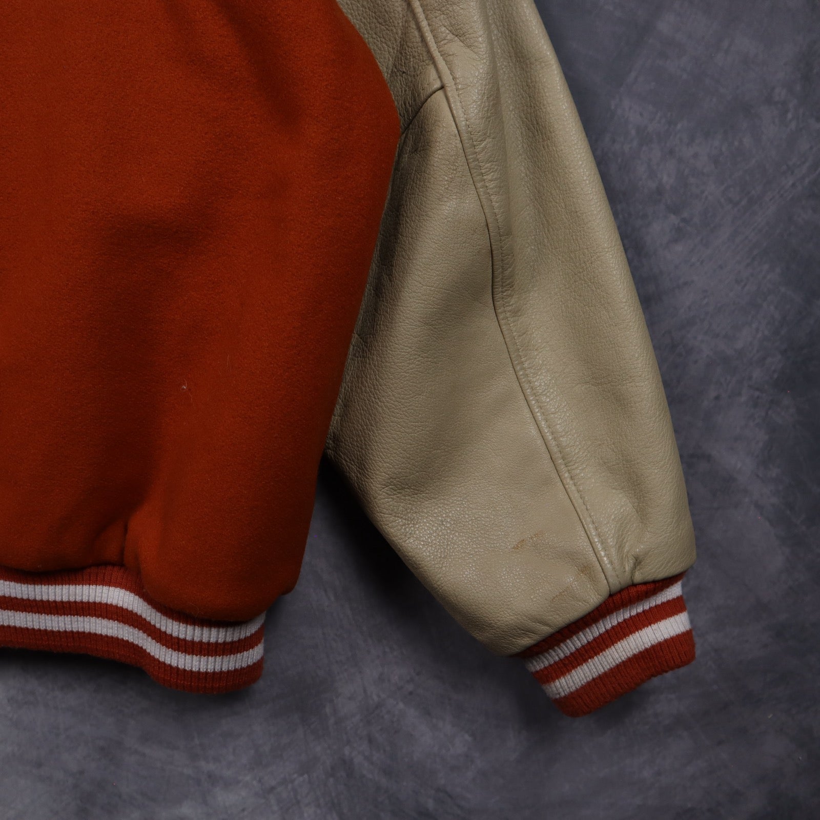 00s Burnt Orange Nike Texas Longhorns Varsity Jacket 5935