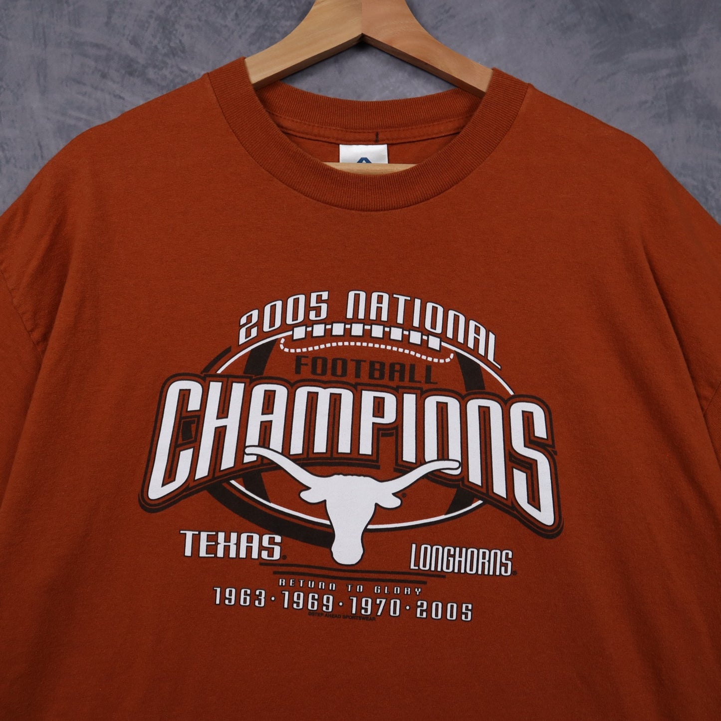 2005 Burnt Orange Texas Longhorns National Football Champions Shirt 5858
