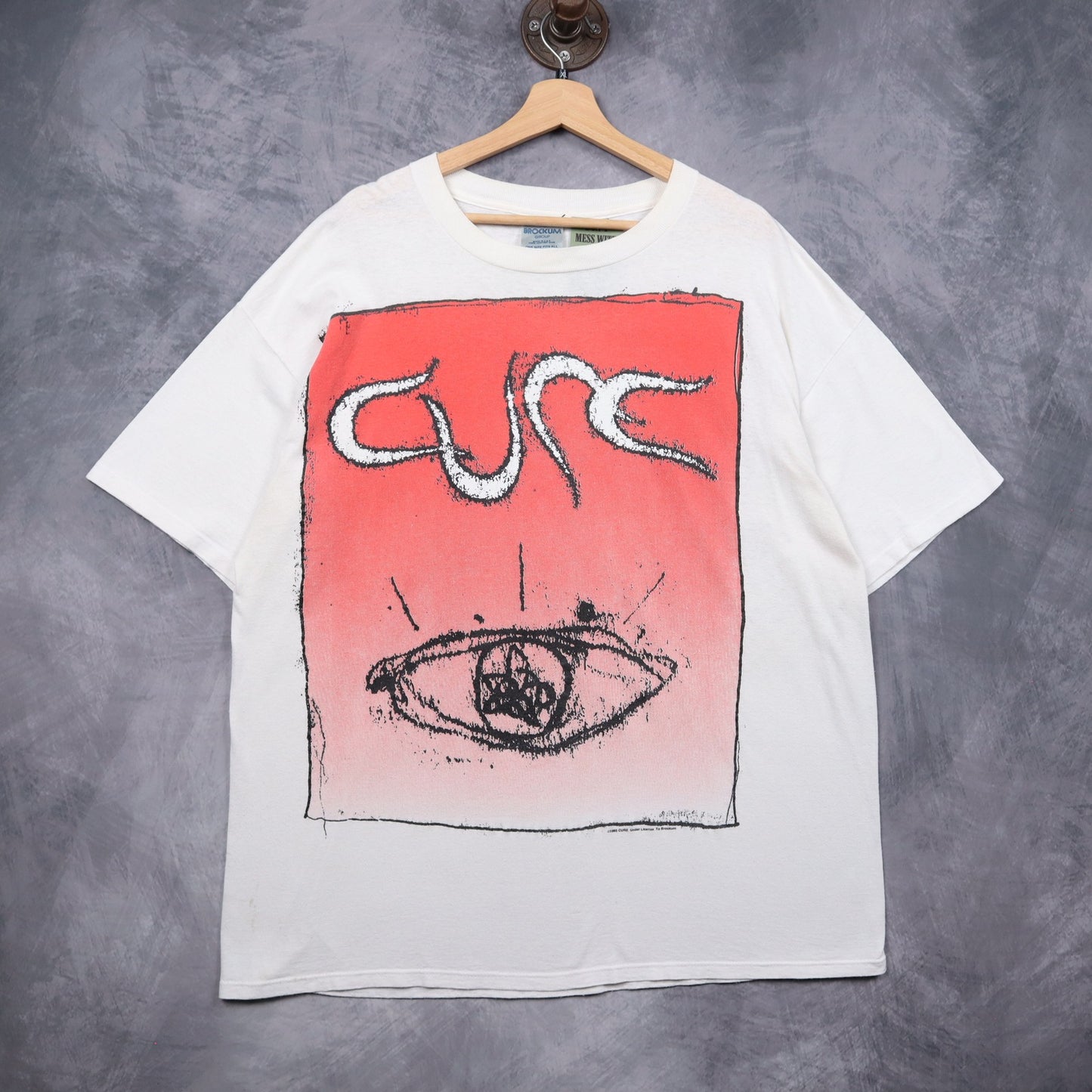 1992 White The Cure Wish Tour Shirt 5157