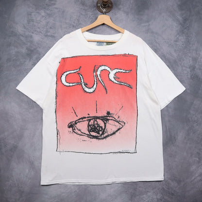 1992 White The Cure Wish Tour Shirt 5157