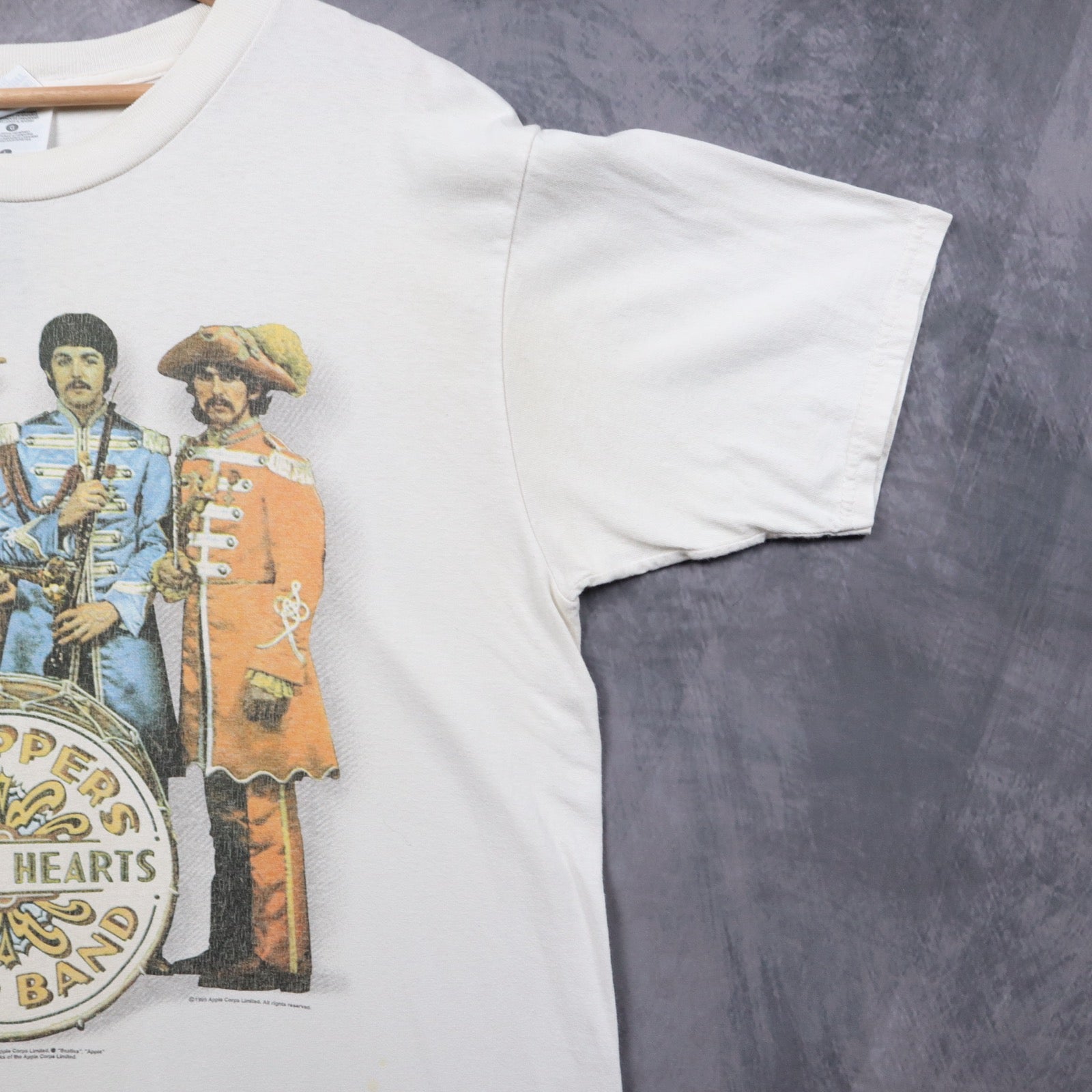 1991 White The Beatles Sgt. Peppers Lonely Hearts Club Band Shirt 5441