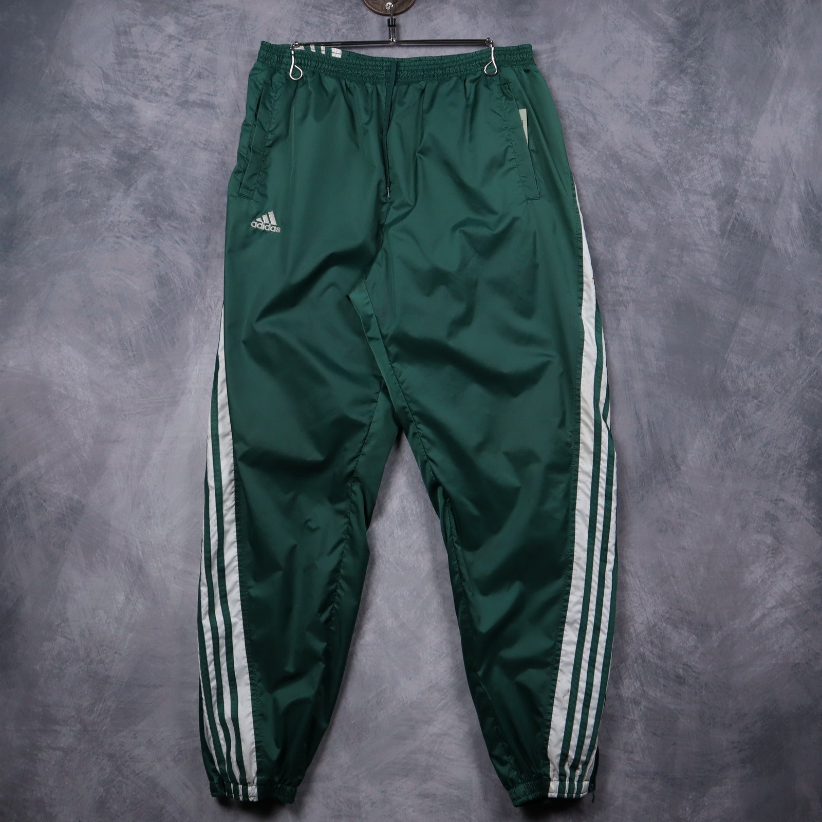 00s Green Adidas Track Pants 5250