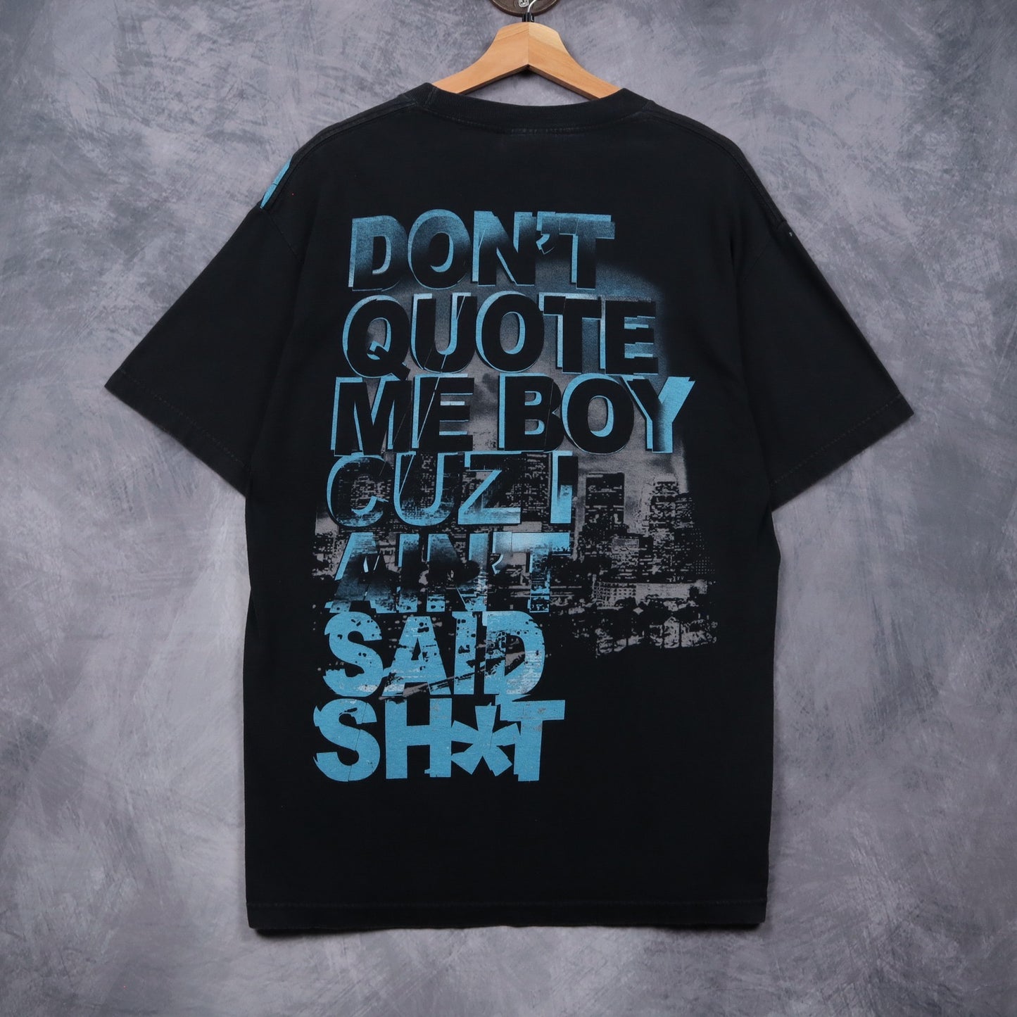 2006 Black Eazy-E City Of Compton All Over Print Shirt 4958