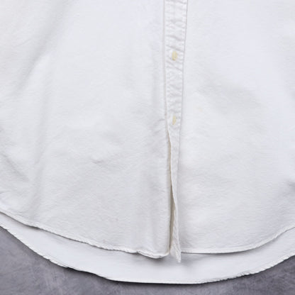 90s White Polo Ralph Lauren Crest Button Up Shirt 5545