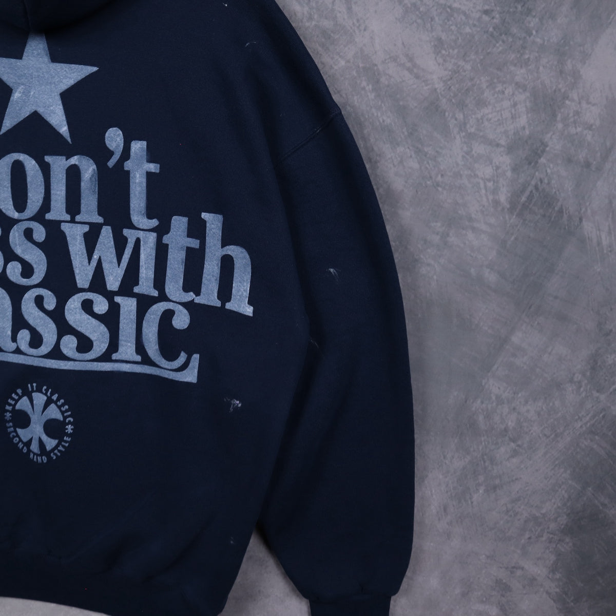 90s Navy Blue Texas Longhorns Hoodie 5673