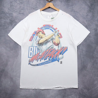 1997 White Mark McGwire Big Mac Attack St. Louis Cardinals Shirt 5518