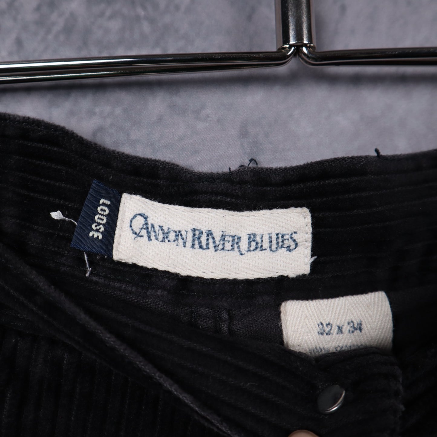 90s Black Canyon River Blues Loose Corduroy Pants 5272