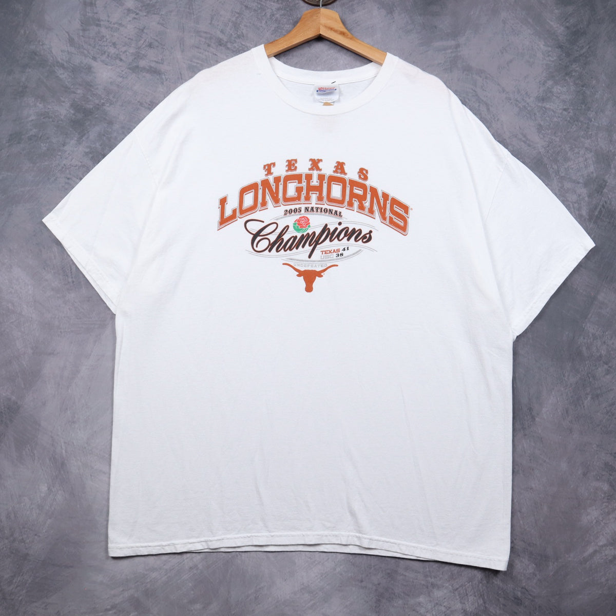 2005 White Texas Longhorns National Champions Shirt 5764
