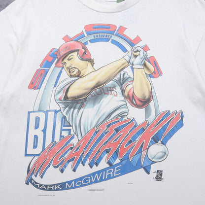 1997 White Mark McGwire Big Mac Attack St. Louis Cardinals Shirt 5518