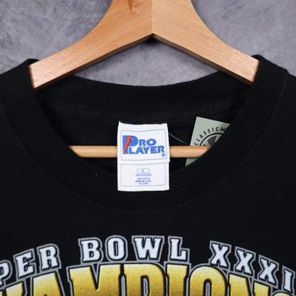 1998 Black Denver Broncos Super Bowl XXXII Champions Shirt 6791