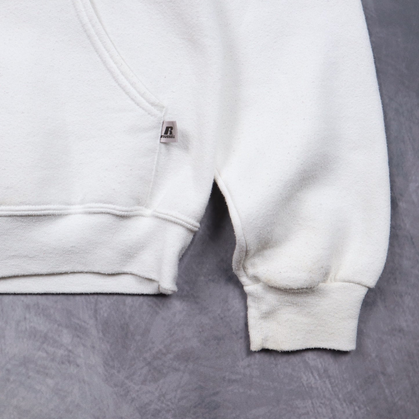 00s White Texas Longhorns Russell Athletic Hoodie 5622