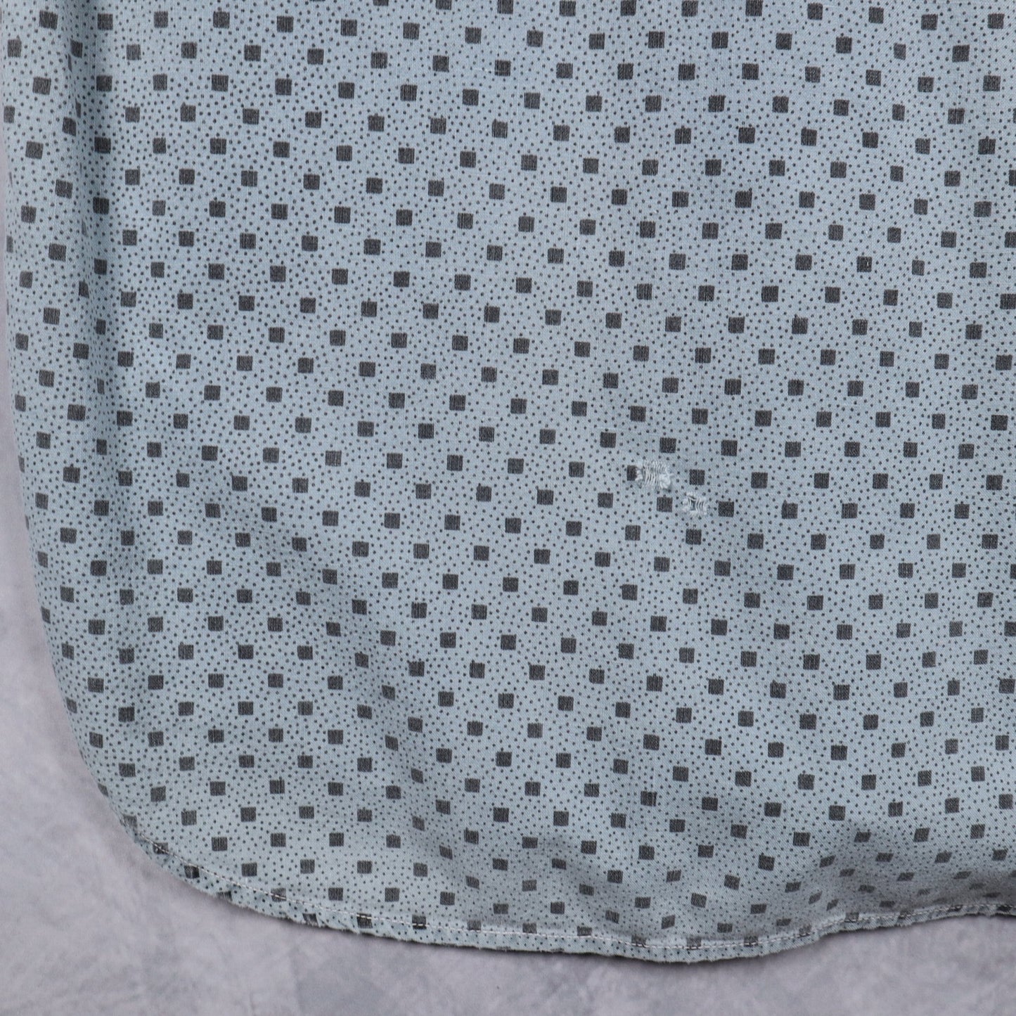 90s Light Blue Tomato Geometric Print Short Sleeve Button Up Shirt 4816