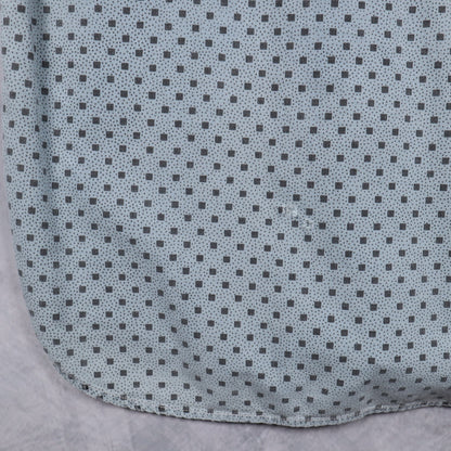 90s Light Blue Tomato Geometric Print Short Sleeve Button Up Shirt 4816