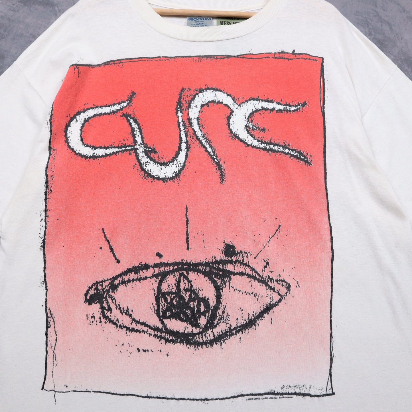 1992 White The Cure Wish Tour Shirt 5157