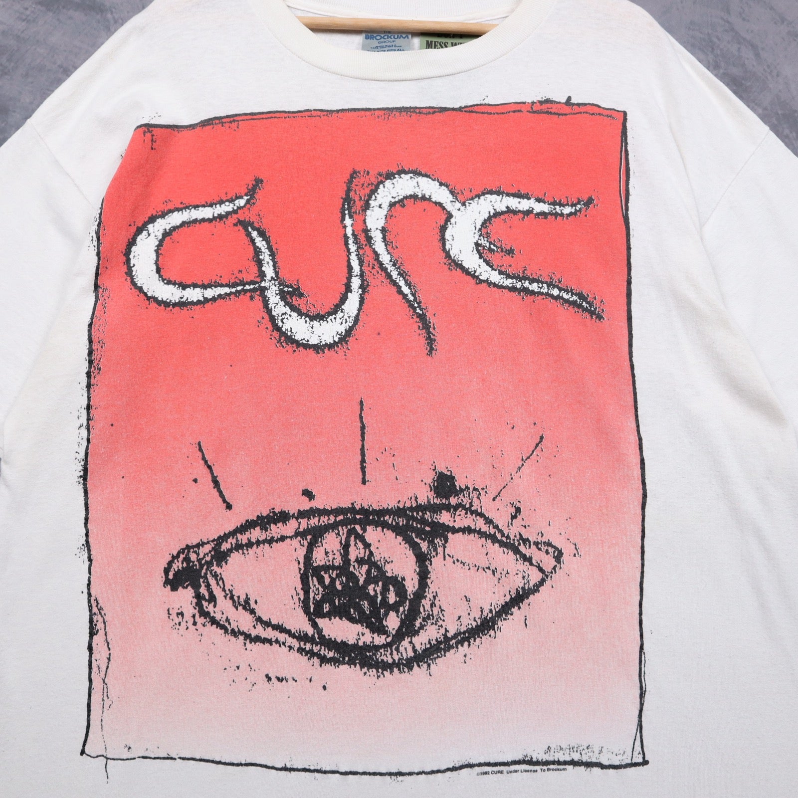 1992 White The Cure Wish Tour Shirt 5157