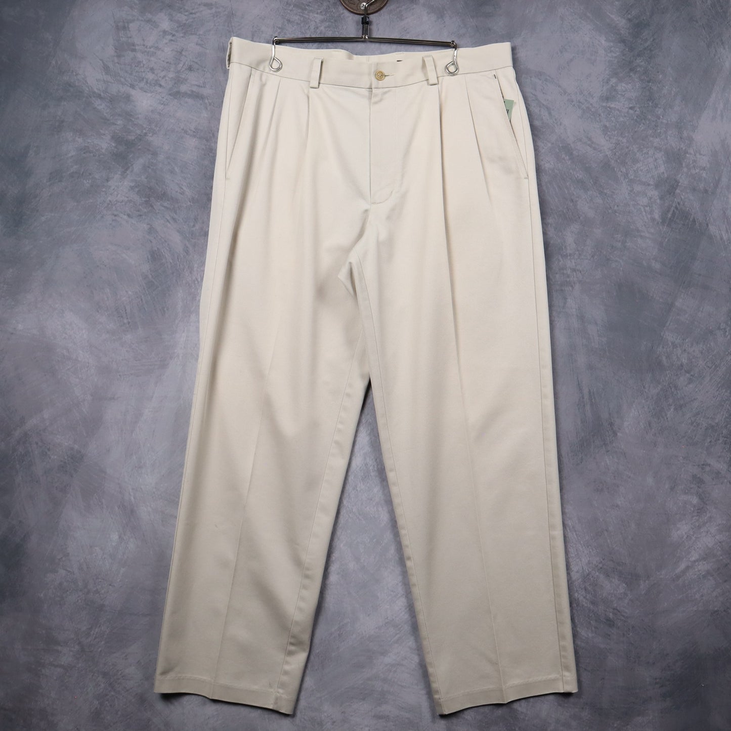 90s Cream Nordstrom Pleated Trousers 5219