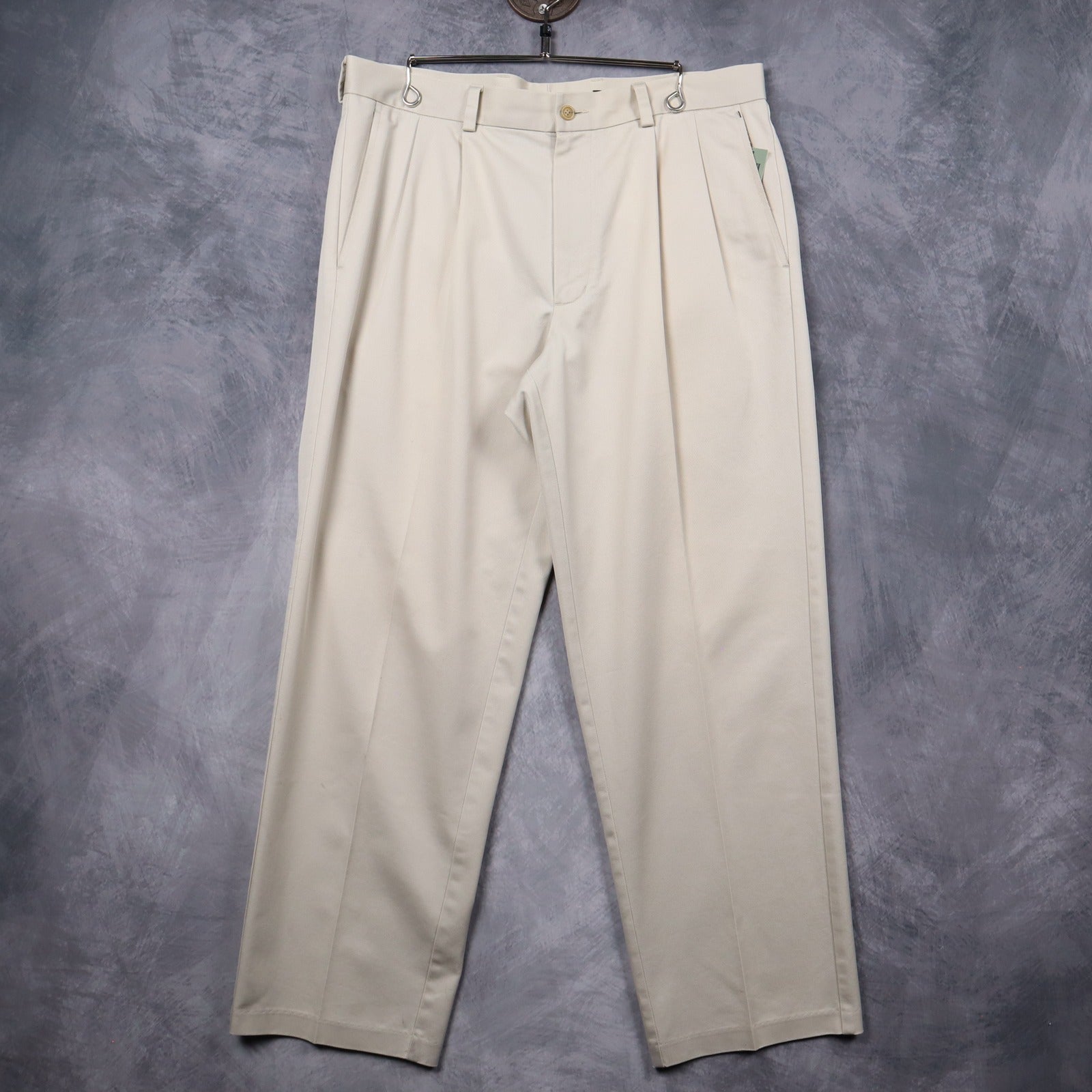 90s Cream Nordstrom Pleated Trousers 5219