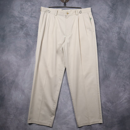 90s Cream Nordstrom Pleated Trousers 5219