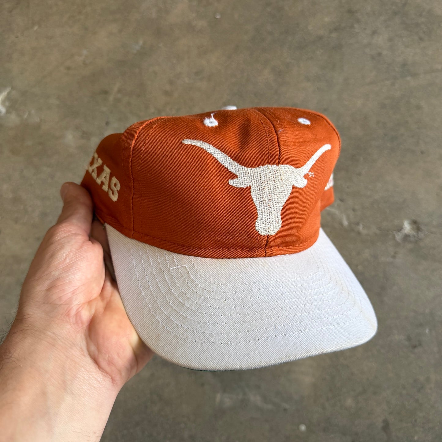 90s Orange Texas Longhorns Snapback Hat 5798