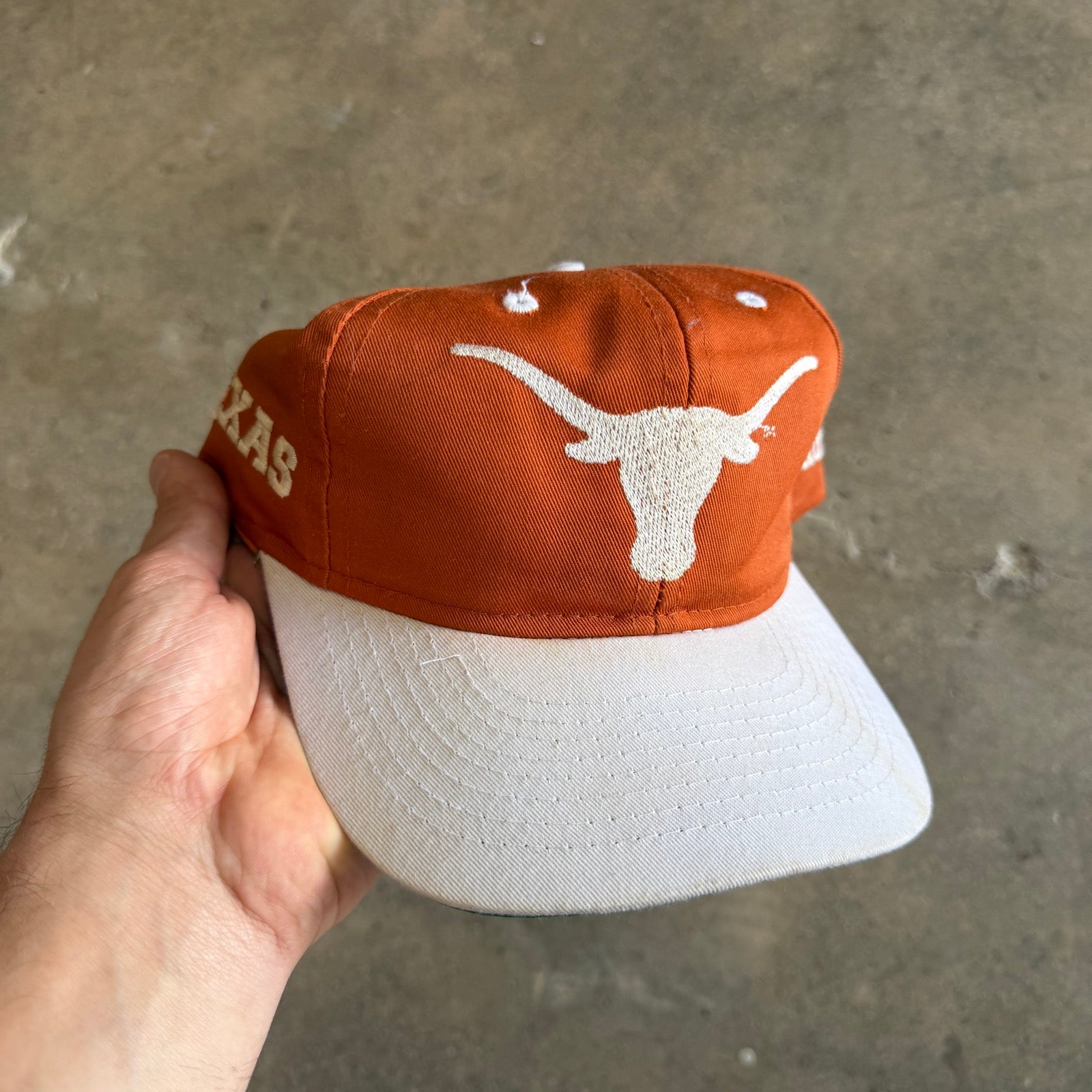 90s Orange Texas Longhorns Snapback Hat 5798