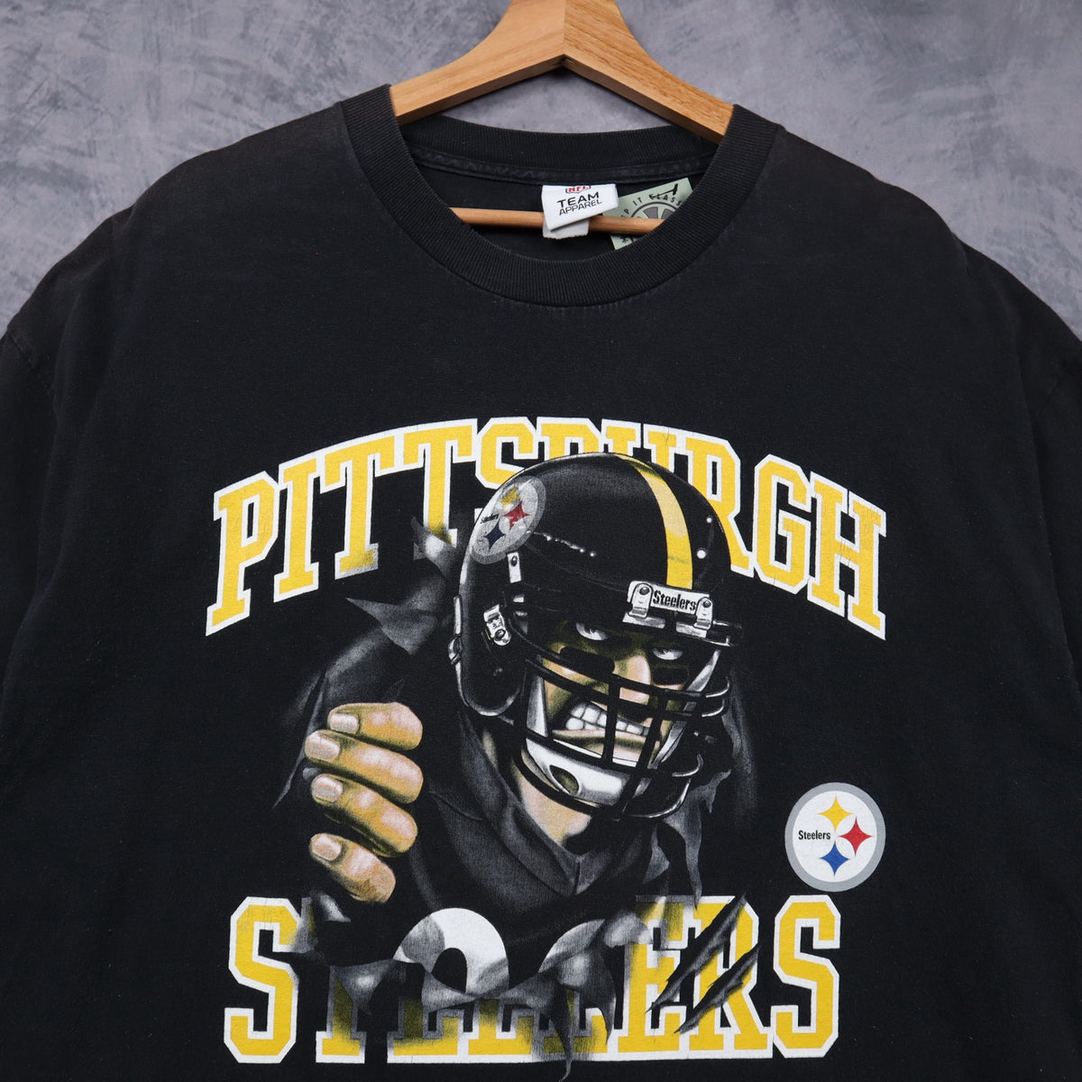 00s Black Pittsburgh Steelers Shirt 6766