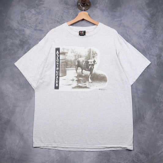 1995 Heather Grey Alice In Chains Tripod Shirt 5118