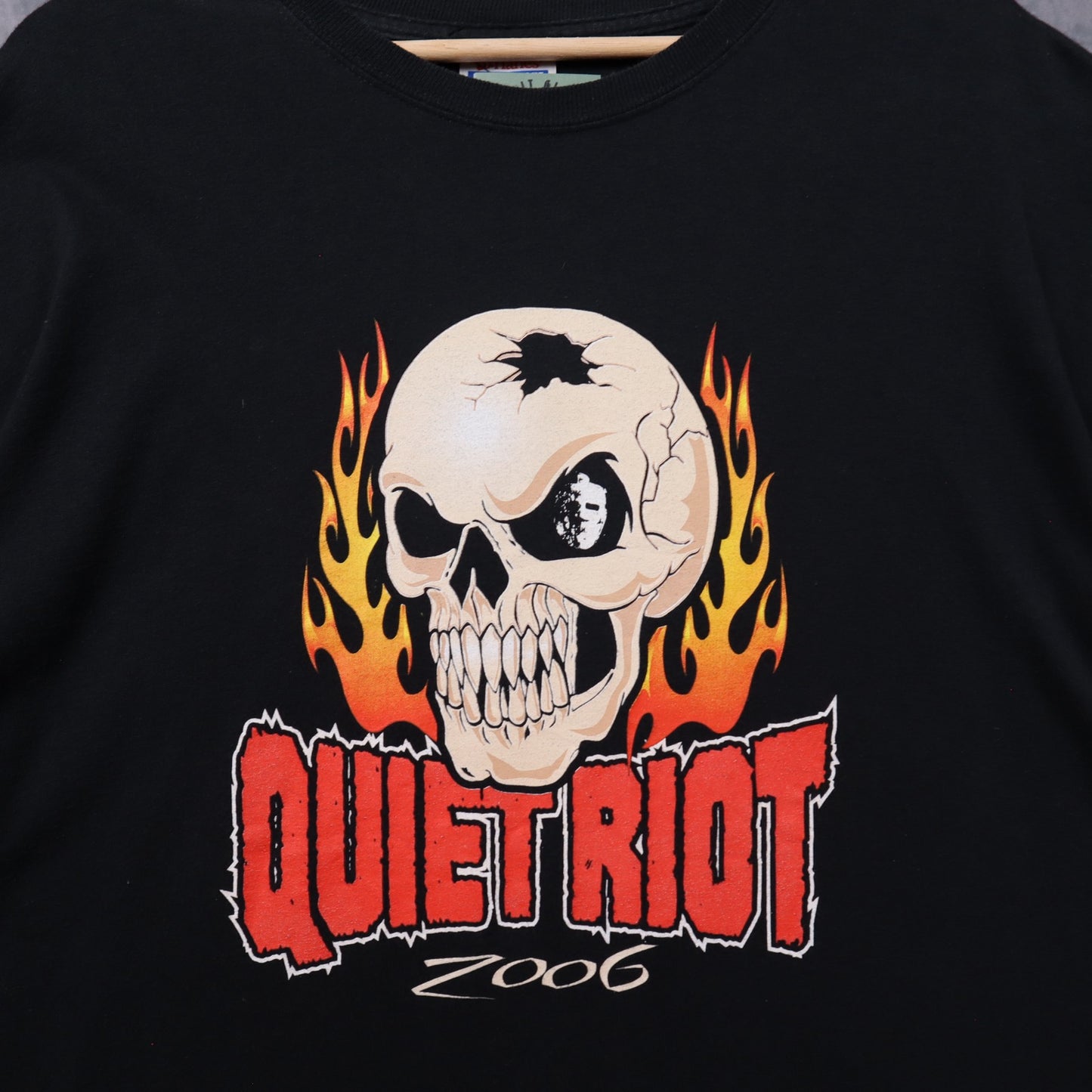 2006 Black Quiet Riot Kick Ass World Tour Shirt 5378
