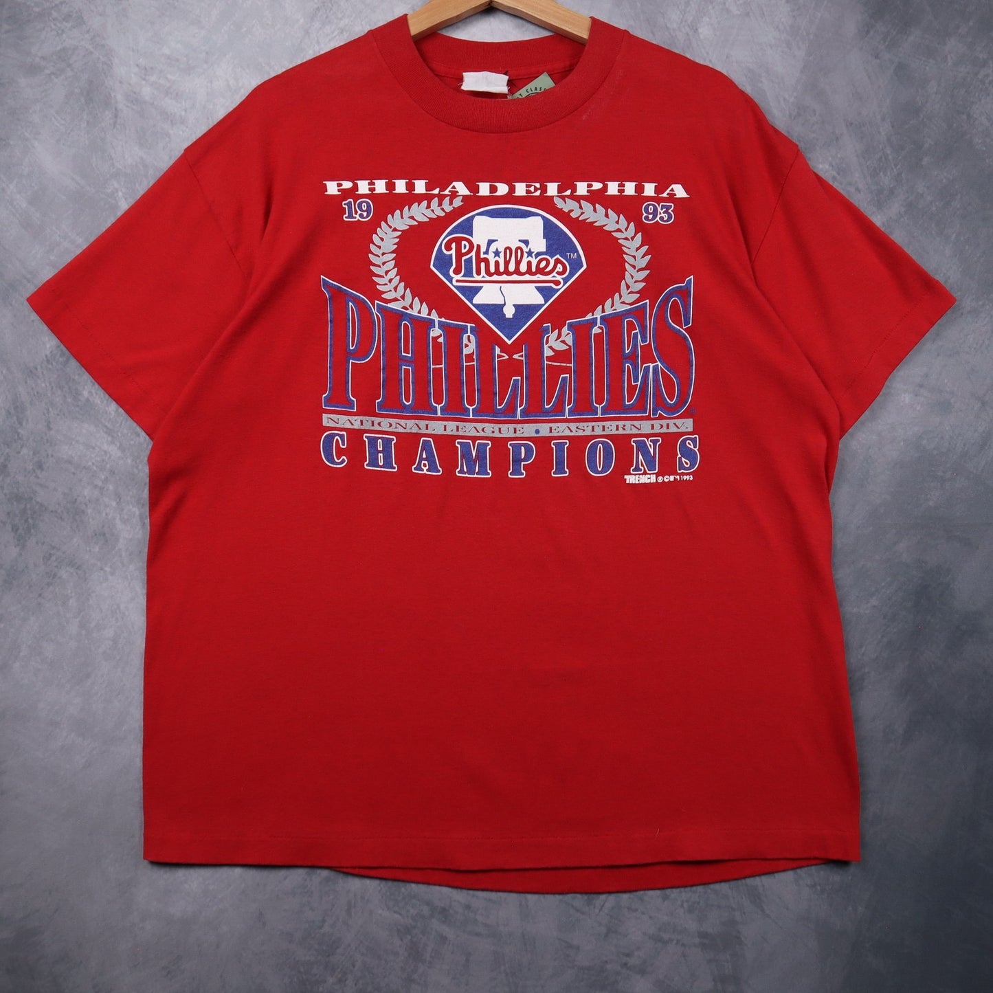 1993 Red Philadelphia Phillies National League Champions Shirt 4694