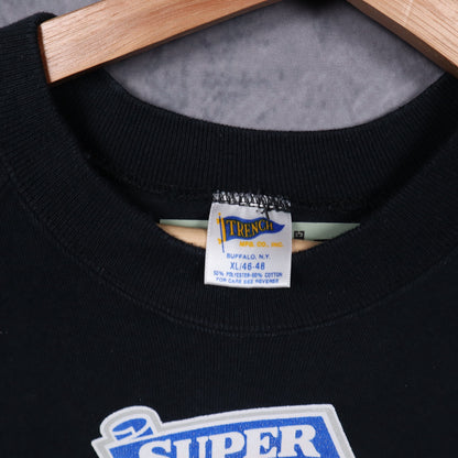 1990 Black Denver Broncos Super Bowl XXIV Crewneck Sweatshirt 6783