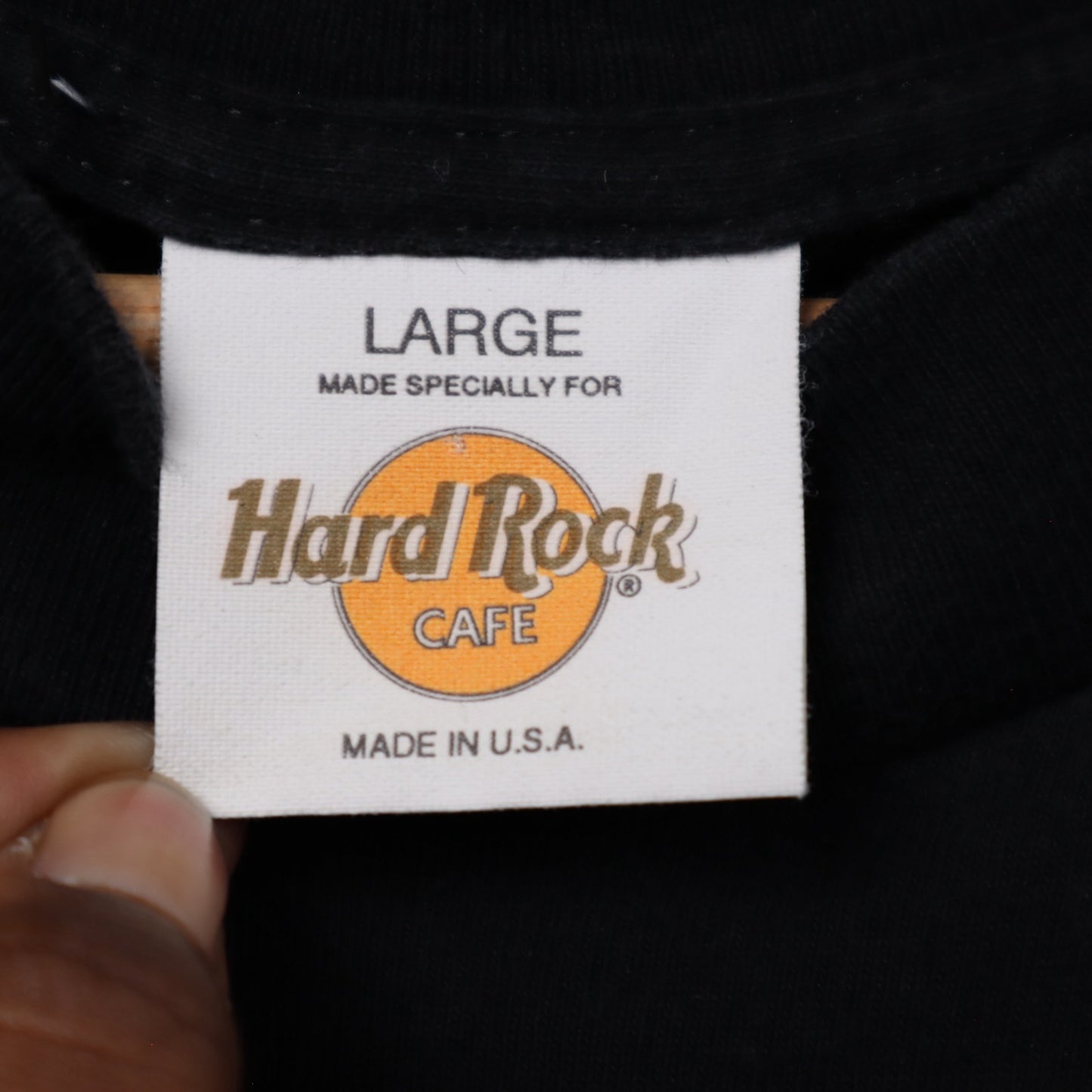 90s Black Hard Rock Cafe San Antonio Shirt 5358