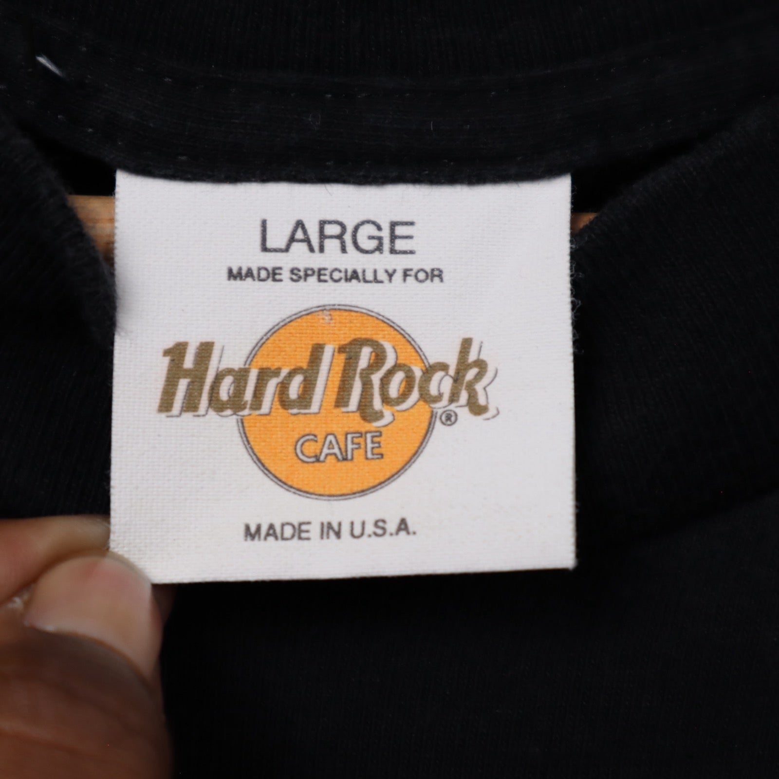 90s Black Hard Rock Cafe San Antonio Shirt 5358