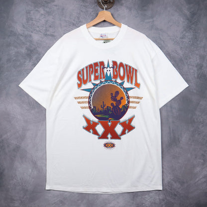 1996 White Super Bowl XXX Shirt 6635