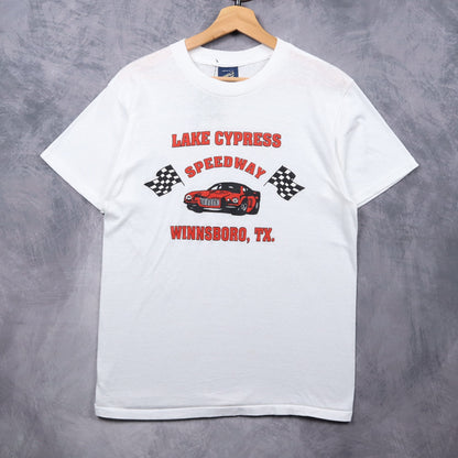 80s White Lake Cypress Speedway Winnsboro TX Shirt 7280