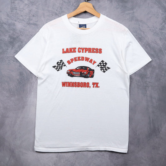 80s White Lake Cypress Speedway Winnsboro TX Shirt 7280
