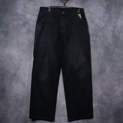 00s Faded Black Carhartt Carpenter Work Pants 5275