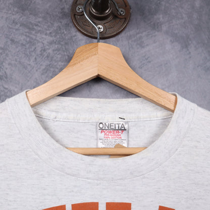 90s Grey Texas Longhorns Lacrosse Shirt 5823