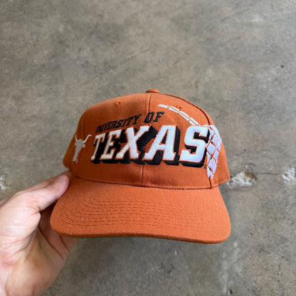 90s Orange University of Texas Sports Specialties Snapback Hat 5768