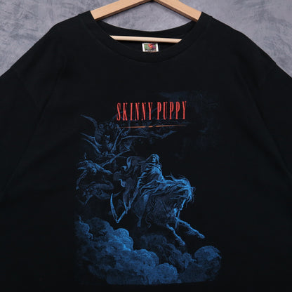 90s Black Skinny Puppy Death On Pale Horse Shirt 4966