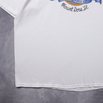 90s White When Pigs Fly Mount Dora Florida Shirt 5463