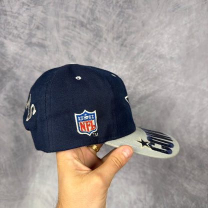 90s Navy Blue Dallas Cowboys Snapback Hat 6869