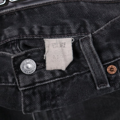 90s Faded Black Levi's 550 Cutoff Denim Shorts 5210