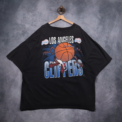 1994 Black Los Angeles Clippers Taz Shirt 4917