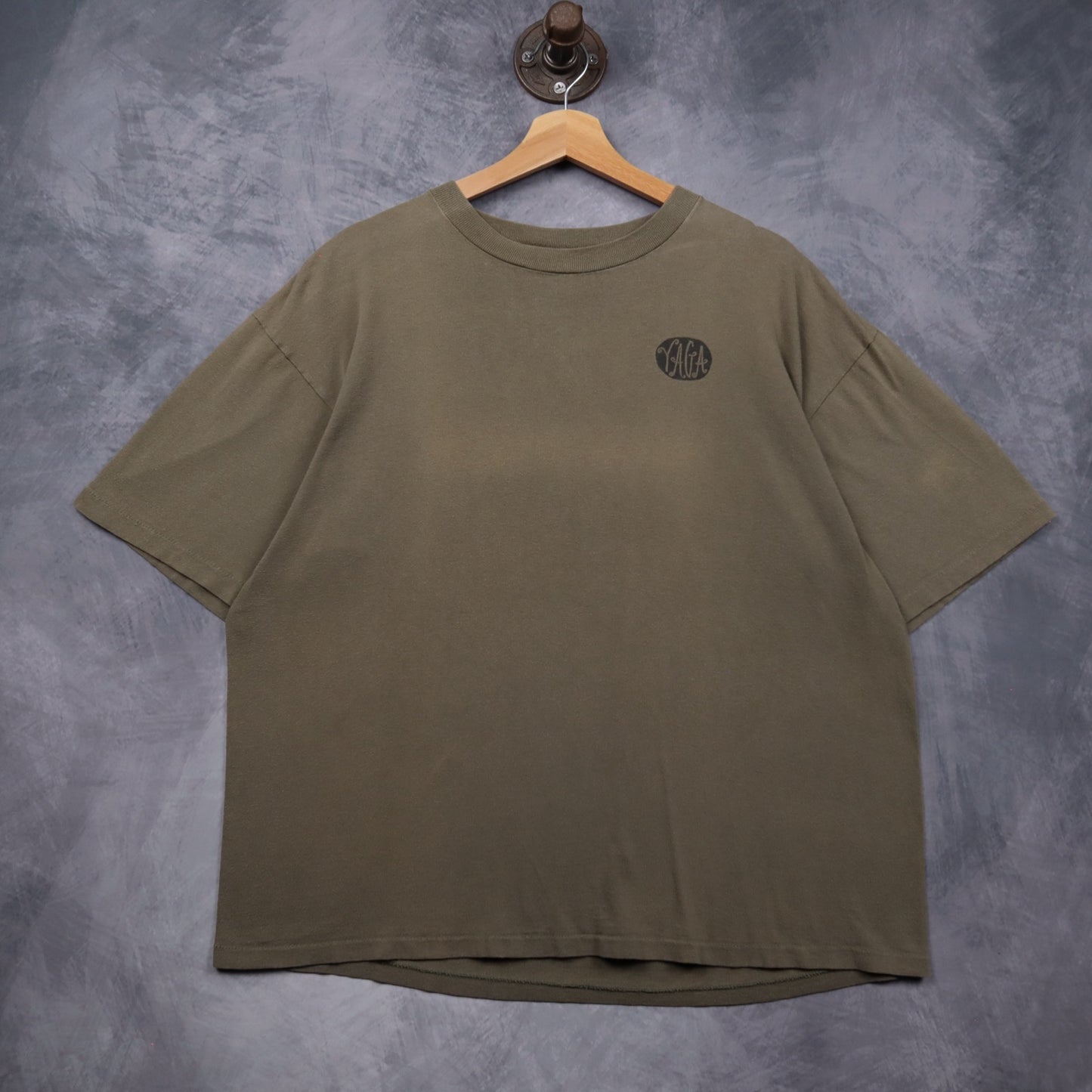 90s Olive Green Yaga Butterfly Shirt 5512
