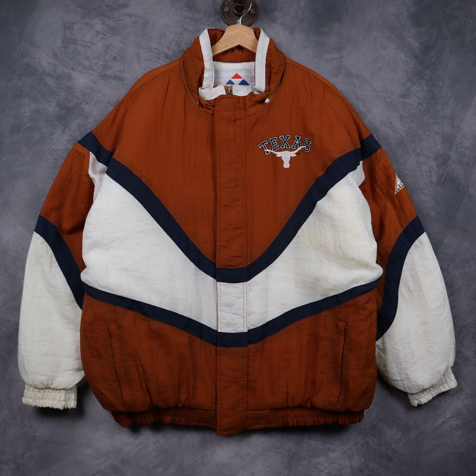 90s Burnt Orange Texas Longhorns Apex One Puffer Jacket 5915
