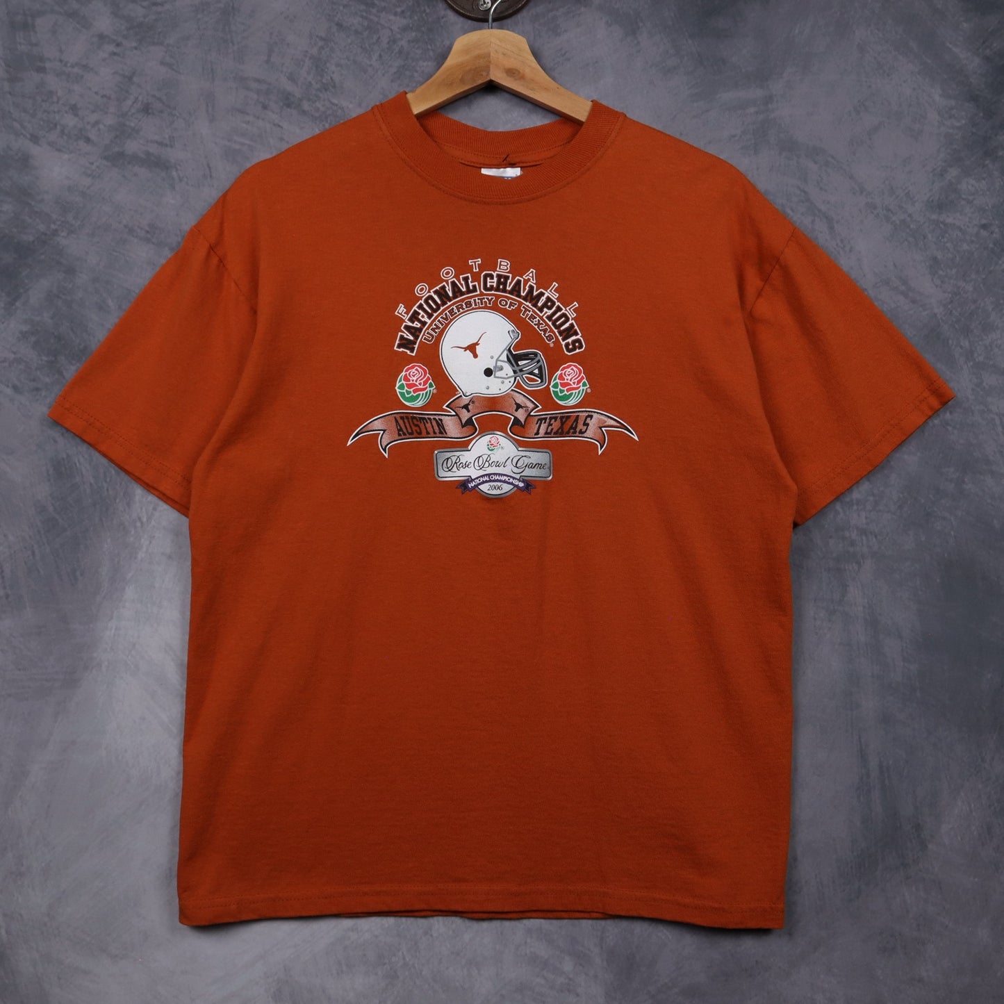 2006 Orange University Of Texas Rose Bowl National Champions Shirt 5862